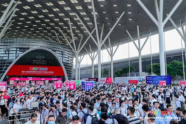 CIBF2023深圳國際電池展人山人海的壯觀場面